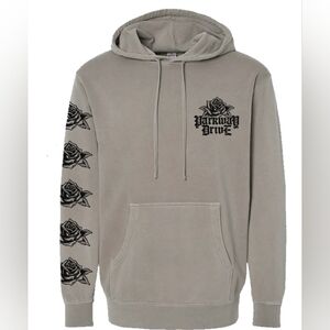 Parkway Drive- Chronos Pullover Hoodie  -  cement color size large